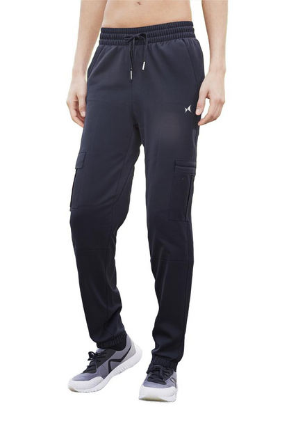 UrbanTrail Cargo Trackpants, Men, Color: Charcoal Black