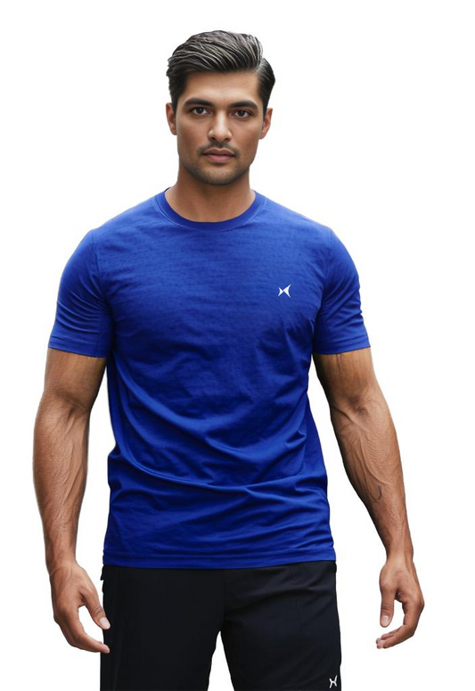 Airweave Lightweight Round Neck T-Shirt, Men, Color: Imperial Blue