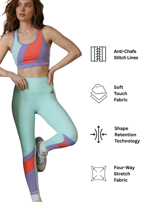 AeroSculpt women tights dawn blue
