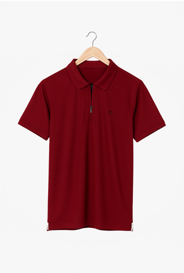 Aeroflux Polo T-Shirt, Men, Color: French Wine