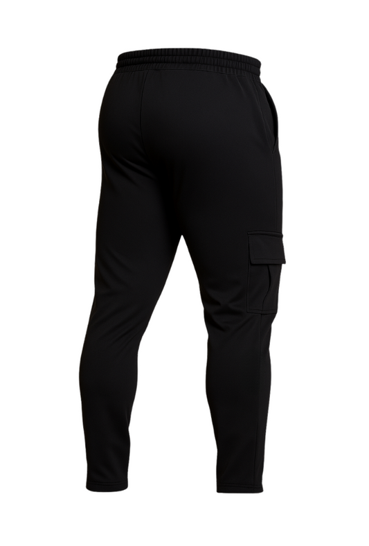 UrbanTrail Cargo Trackpants, Men, Color: Jet Black