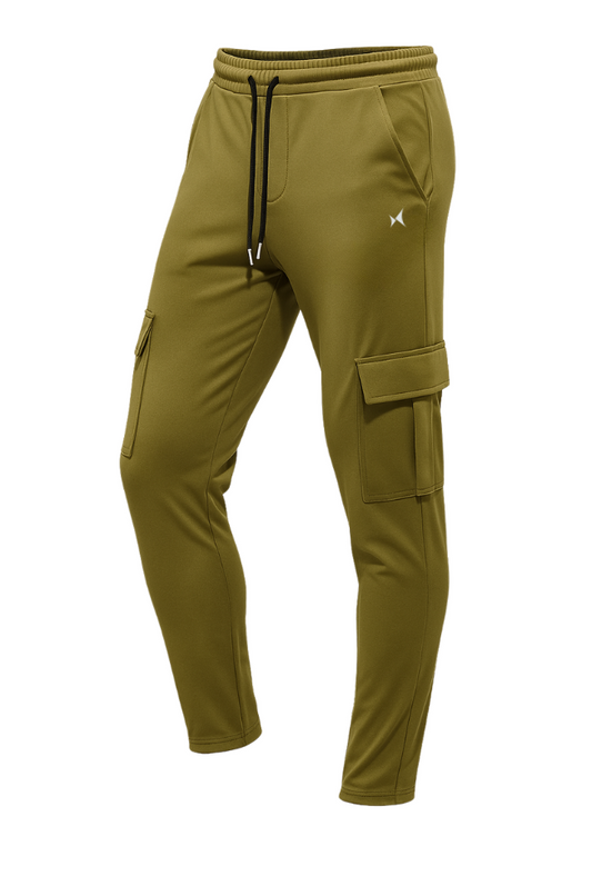 UrbanTrail Cargo Trackpants, Men, Color: Olive Green