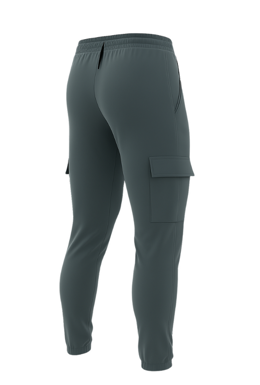 UrbanTrail Cargo Trackpants, Men, Color: Ash Grey