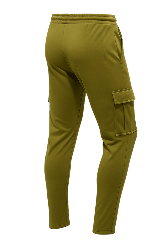 UrbanTrail Cargo Trackpants, Men, Color: Olive Green
