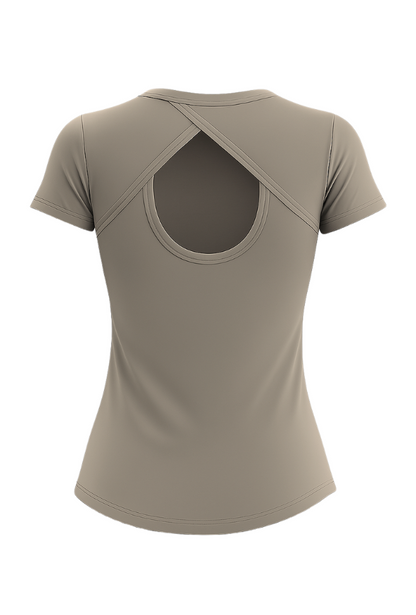 Airweave Lightweight Round Neck T-Shirt, Women, Color: Ash Grey