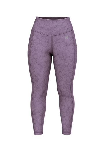 Aerosculpt Printed Tights, Color: Heather Plum