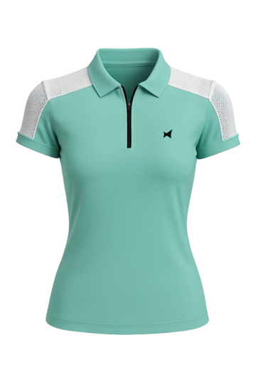 Aeroflux Polo T-Shirt, Women, Color: Ice Green