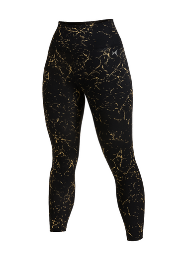 Aerosculpt Printed Tights, Color: Marble Smoke