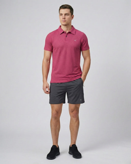 Mens Bubble Polo T-Shirt