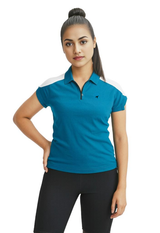 Aeroflux Polo T-Shirt, Women, Color: Mint Green