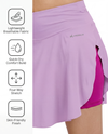 Flextra Womens Skorts Purple & Pink - features