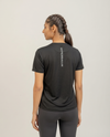 2002 Aeron Womens Round Neck T-Shirt - Black