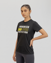 2002 Aeron Womens Round Neck T-Shirt - Black