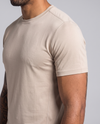 1101 AirWeave Mens Round Neck T-Shirt - Aluminium
