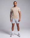 1101 AirWeave Mens Round Neck T-Shirt - Aluminium