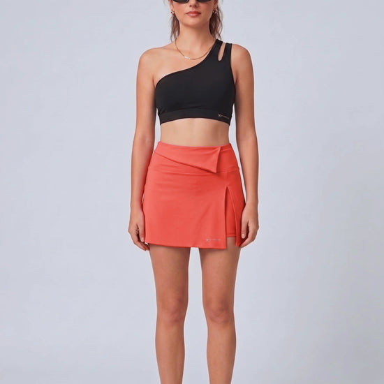 Flextra Womens Skorts - Koi Orange