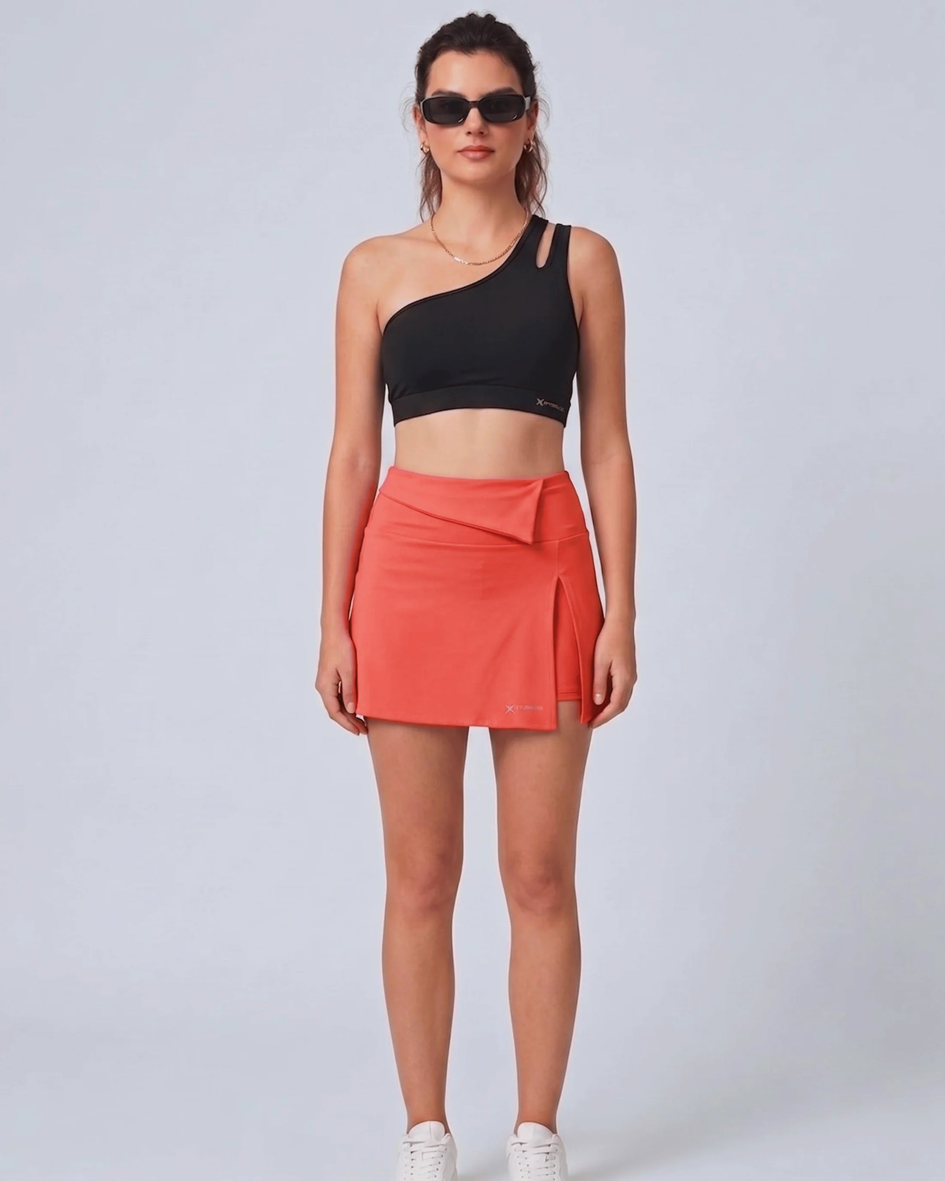 Flextra Womens Skorts - Koi Orange